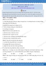 Đề thi học kì 2 Vật lí 10 Kết nối tri thức - Đề số 3